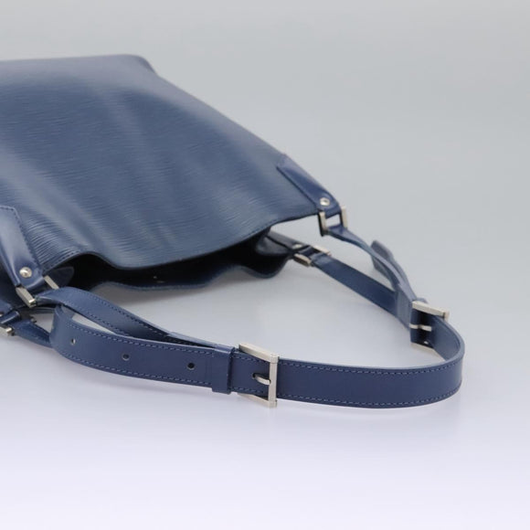 LOUIS VUITTON Epi Mandala MM Shoulder Bag Blue Myrtille M5889G LV Auth BD1187V