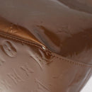 LOUIS VUITTON Monogram Vernis Reade MM Hand Bag Bronze M91143 LV Auth BD1188-15