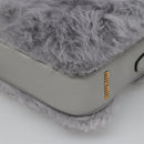Miu Miu Shoulder Bag Leather Gray Auth BD1196V-15