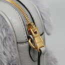Miu Miu Shoulder Bag Leather Gray Auth BD1196V-9