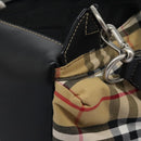 BURBERRY Nova Check Backpack Canvas Beige Auth BD1199V-19