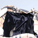 BURBERRY Nova Check Backpack Canvas Beige Auth BD1199V-26