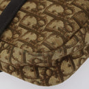 Christian Dior Trotter Canvas Shoulder Bag Brown Auth BD120-14