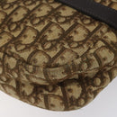 Christian Dior Trotter Canvas Shoulder Bag Brown Auth BD120-15