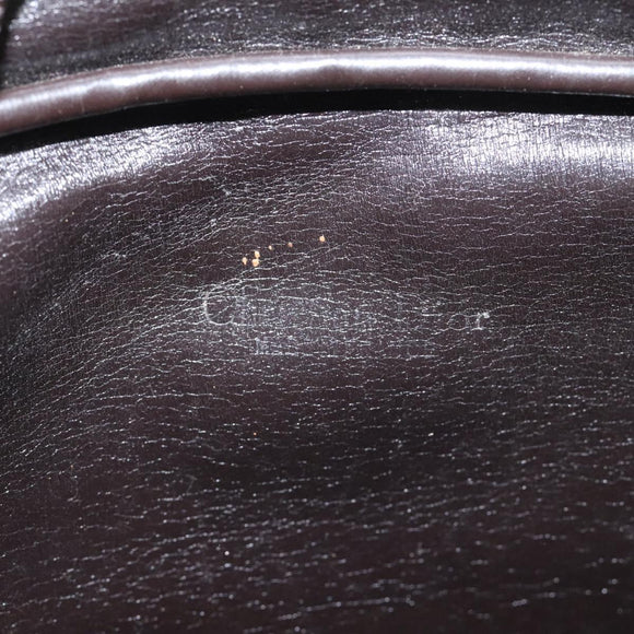 Christian Dior Trotter Canvas Shoulder Bag Brown Auth BD120