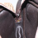 Christian Dior Trotter Canvas Shoulder Bag Brown Auth BD120-18