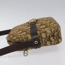 Christian Dior Trotter Canvas Shoulder Bag Brown Auth BD120-4