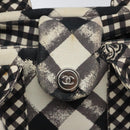 CHANEL Hand Bag Canvas Black CC Auth BD1200-14