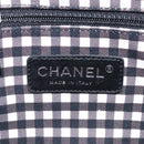 CHANEL Hand Bag Canvas Black CC Auth BD1200-15