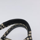 CHANEL Hand Bag Canvas Black CC Auth BD1200-8