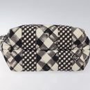 CHANEL Hand Bag Canvas Black CC Auth BD1200-9