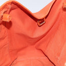 BURBERRY Nova Check Tote Bag PVC Leather Beige Orange gold Auth BD121-17