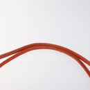 BURBERRY Nova Check Tote Bag PVC Leather Beige Orange gold Auth BD121-8