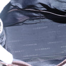 BURBERRY Nova Check Hand Bag Nylon Beige Silver Auth BD1216-11