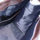 BURBERRY Nova Check Hand Bag Nylon Beige Silver Auth BD1216-17