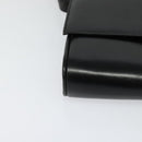 CELINE Shoulder Bag Leather Black Auth BD1219-8