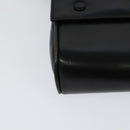 CELINE Shoulder Bag Leather Black Auth BD1219-16