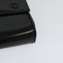 CELINE Shoulder Bag Leather Black Auth BD1219-17