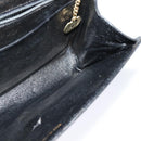 CELINE Shoulder Bag Leather Black Auth BD1219-19