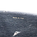 CELINE Shoulder Bag Leather Black Auth BD1219-12