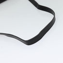 CELINE Shoulder Bag Leather Black Auth BD1219-7