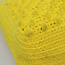 FENDI Shoulder Bag Wool Yellow Auth BD1221-14