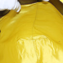 FENDI Shoulder Bag Wool Yellow Auth BD1221-17