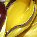 FENDI Shoulder Bag Wool Yellow Auth BD1221-19