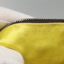 FENDI Shoulder Bag Wool Yellow Auth BD1221-12