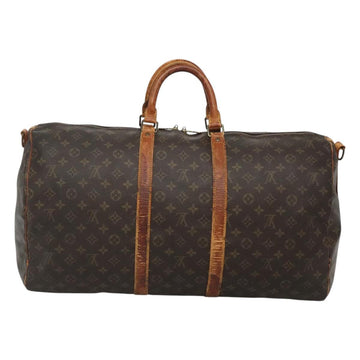 LOUIS VUITTON Monogram Keepall Bandouliere 55 Boston Bag M41414 LV Auth BD1228 - 0