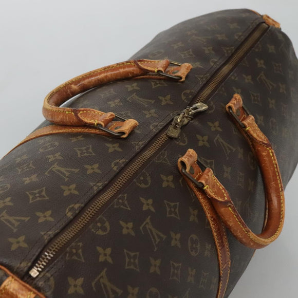 LOUIS VUITTON Monogram Keepall Bandouliere 55 Boston Bag M41414 LV Auth BD1228