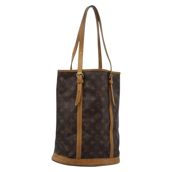 LOUIS VUITTON Monogram Bucket GM Shoulder Bag M42236 LV Auth BD1231
