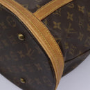 LOUIS VUITTON Monogram Bucket GM Shoulder Bag M42236 LV Auth BD1231-15
