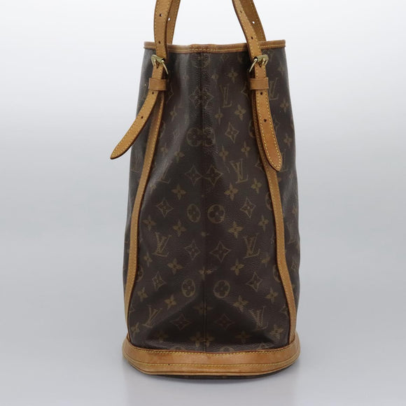 LOUIS VUITTON Monogram Bucket GM Shoulder Bag M42236 LV Auth BD1231
