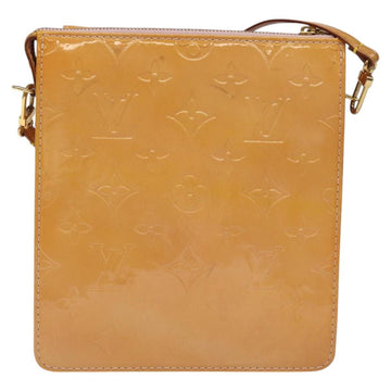 LOUIS VUITTON Monogram Vernis Motto Pouch Marshmallow Pink M91312 Auth BD1240 - 0