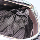PRADA Hand Bag Nylon 2way Khaki Gold Auth BD1244-20