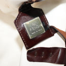 FENDI Zucca Canvas Tote Bag White Silver Auth BD1245-14