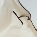 FENDI Zucca Canvas Tote Bag White Silver Auth BD1245-16