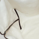 FENDI Zucca Canvas Tote Bag White Silver Auth BD1245-17