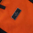 GUCCI Boston Bag Nylon Orange Black Auth BD1263-17