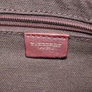 BURBERRY Shoulder Bag Wool Beige Auth BD1264-17