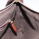 BURBERRY Shoulder Bag Wool Beige Auth BD1264-18