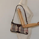 BURBERRY Shoulder Bag Wool Beige Auth BD1264-21