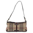 BURBERRY Shoulder Bag Wool Beige Auth BD1264-13
