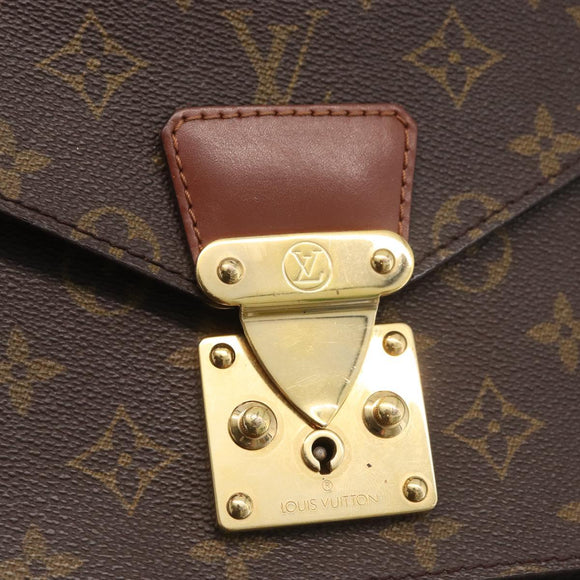 LOUIS VUITTON Monogram Monceau 28 Hand Bag M51185 LV Auth BD1270