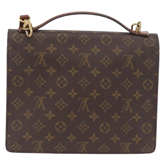 LOUIS VUITTON Monogram Monceau 28 Hand Bag M51185 LV Auth BD1270