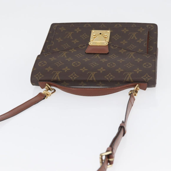 LOUIS VUITTON Monogram Monceau 28 Hand Bag M51185 LV Auth BD1270