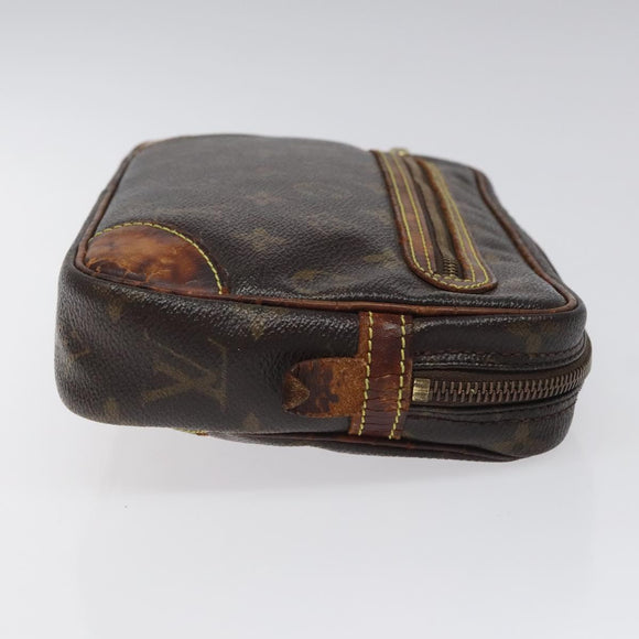 LOUIS VUITTON Monogram Marly Dragonne GM Clutch Bag M51825 LV Auth BD1275