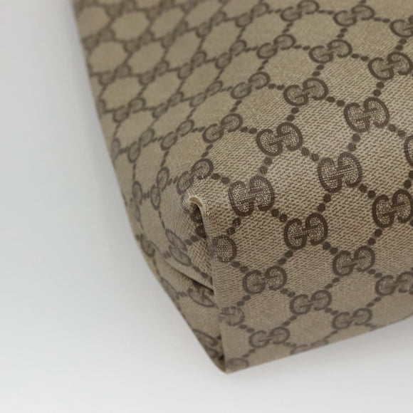 GUCCI GG Supreme Web Sherry Line Bag PVC Beige Green Red 39 02 003 Auth BD1278