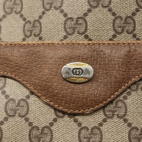 GUCCI GG Supreme Web Sherry Line Bag PVC Beige Green Red 39 02 003 Auth BD1278